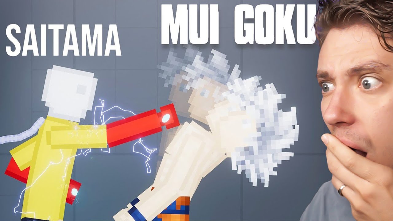 Reacting To MUI GOKU vs SAITAMA Rematch in people playground