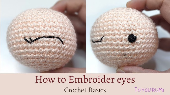 Crochet Eyes Tutorial - An Alternative To Plastic Safety Eyes