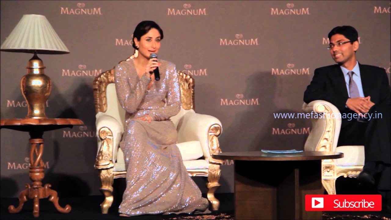 Exclusive Video Kareena Kapoor Magnum Ice Cream Launch