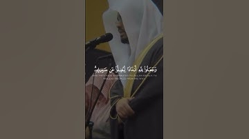 جهنم يصلونها وبئس القرار |ياسر الدوسري - سورة ابراهيم