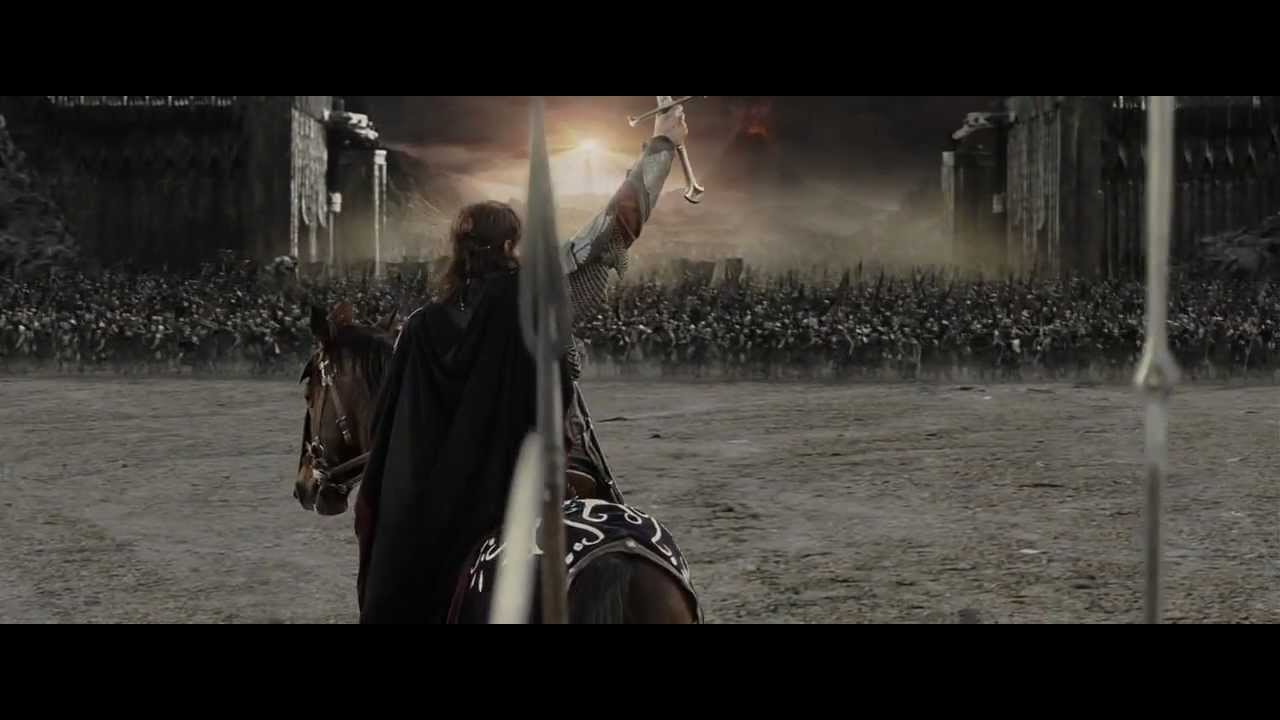 (HD) Discours Aragorn, Le seigneur des anneaux, Le retour