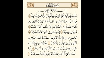 من قرأ سورة الكهف يوم الجمعة أضاء له من النور ما بين الجمعتين🤲🥰