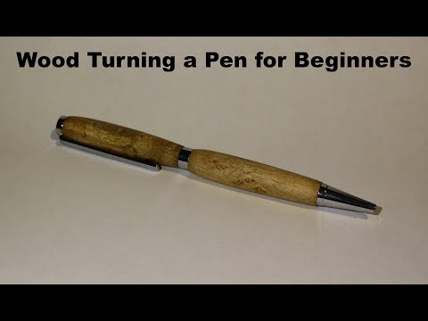 1 Making a Cherry Wood Fountain Pen 