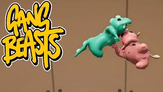 GANG BEASTS - I'ma Flying Dragon!!! [Melee] - Xbox One Gameplay