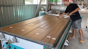 Máy Cnc 1 đầu Holztek bàn hút chân không Ht-1325 cắt ra ván công nghiệp