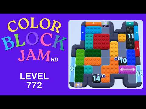 Color Block Jam Level 772 Solution Walkthrough