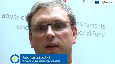 Audrius Zabokta: INVEGA SME support agency, Lithuania