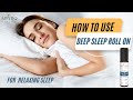 How to use mystiq living therapy  deep sleep roll on