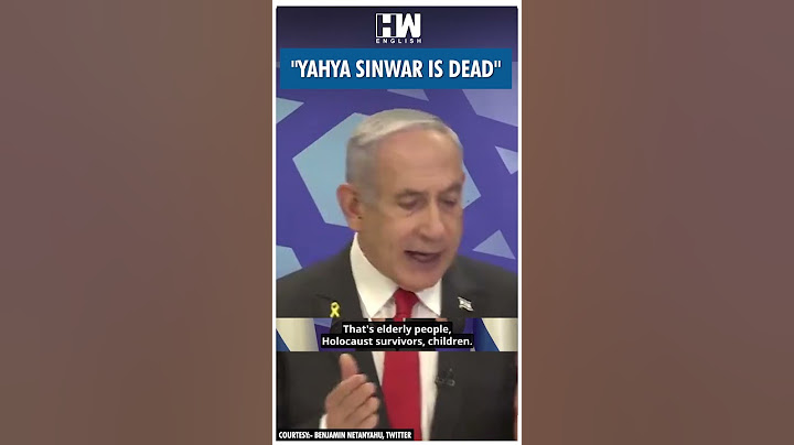 #Shorts | Benjamin Netanyahu speaks on death of Hamas leader Yahya Sinwar | Israel Gaza | Rafah