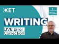 Prep hour with steve  writing live error correction