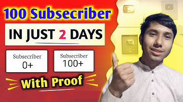 How to get First 100 Subscribers- in just 2 Days (GUARANTEED) 2023🔥
