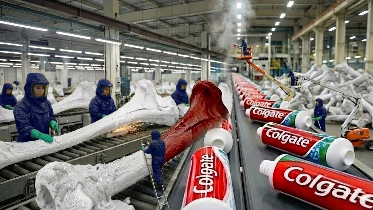Toothpaste Top Factory Inside the Toothpaste Factory — From Animal Bones to Toothpaste - How ...