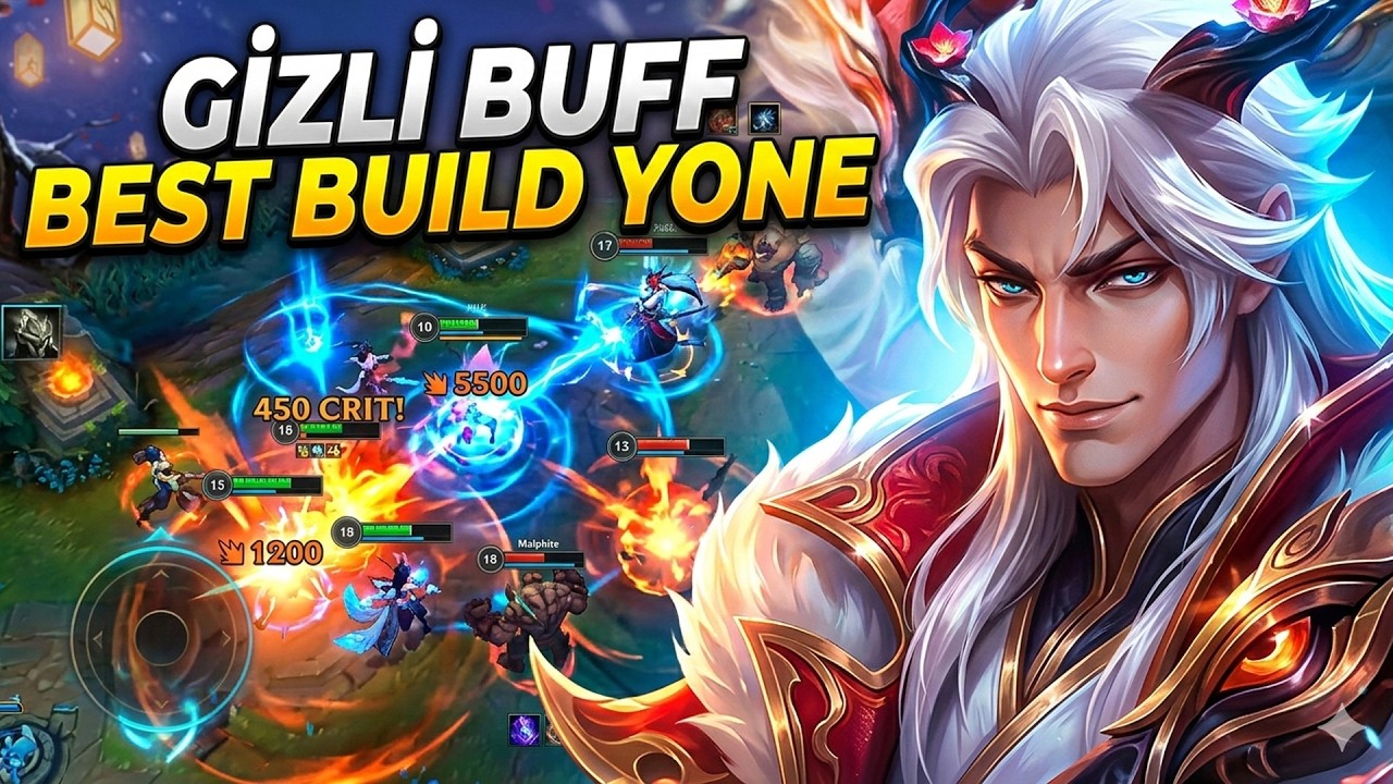 YONE GİZLİ BUFF MI ALDI? İNANILMAZ HASAR! Wild Rift Yone