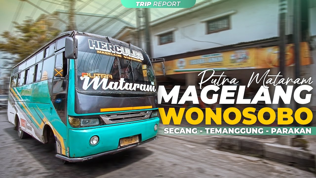 PESONA JALUR PEGUNUNGAN EKSOTIS 😍 | Trip Report Bus Putra Mataram (Magelang - Wonosobo)