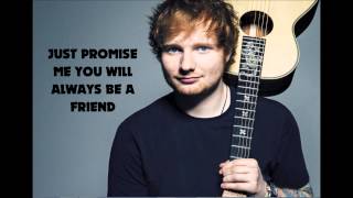 Ed Sheeran - One (lyrics)