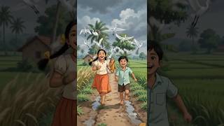 The First Rain 🌧️ | 90s Indian Village Nostalgia | Cozy Family Story #asmr #ghiblistyle #rain