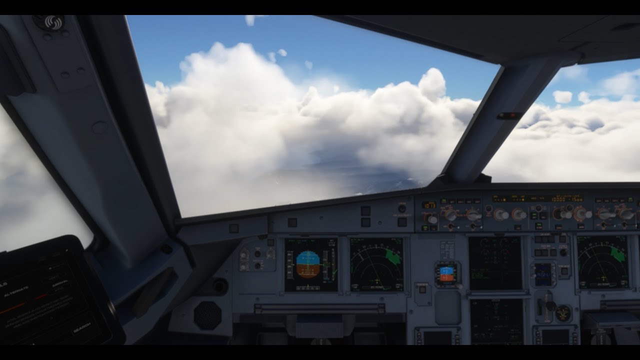 MSFS: 1-часовой перелет из Окленда, Калифорния, к озеру Тахео с посадкой на снегу.