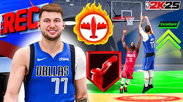 TOP LUKA DONCIC BUILD is OVERPOWERED in de RANDOM REC op NBA 2K25! BESTE GUARD BUILD IN 2K25
