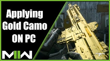 How To Apply Gold Camo In Modern Warfare 2 | Gold Camo Bug SOLVED!