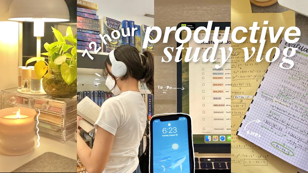 72-HOUR productive study vlog  lots of note-taking, advance
