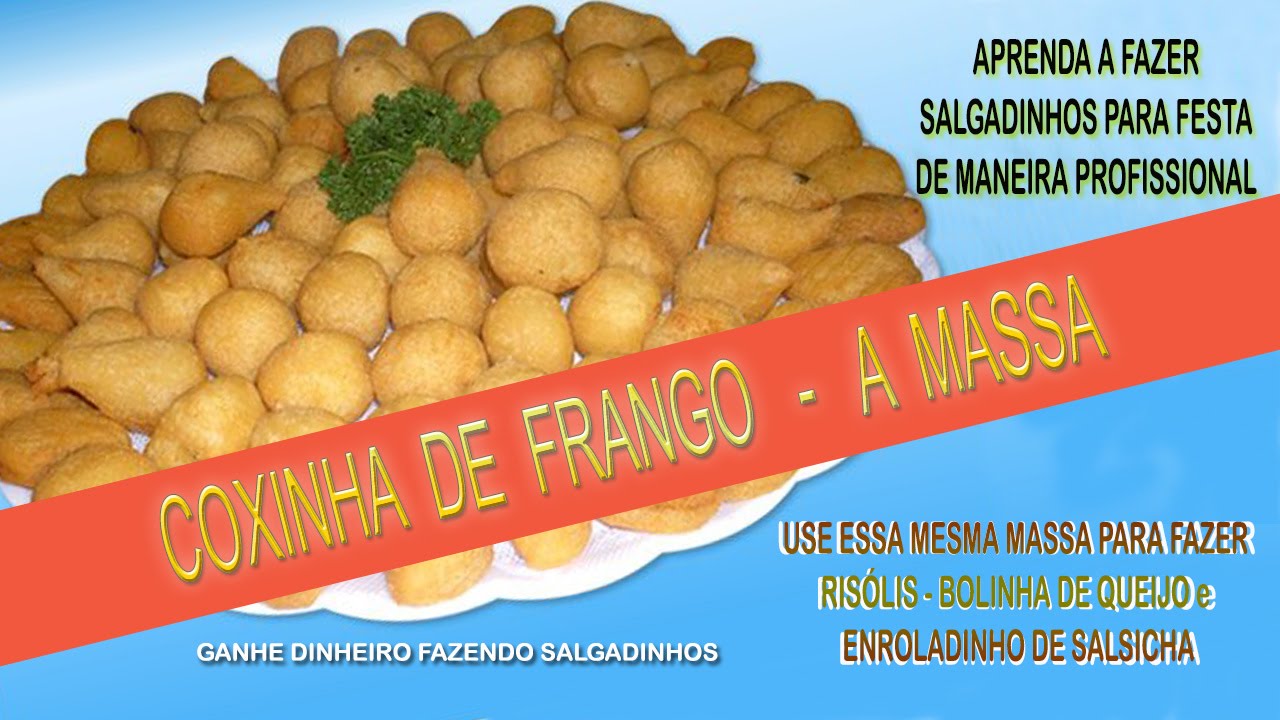COXINHA DE FRANGO COMO FAZER A MASSA YouTube COXINHA DE FRANGO COMO FAZER A MASSA YouTube