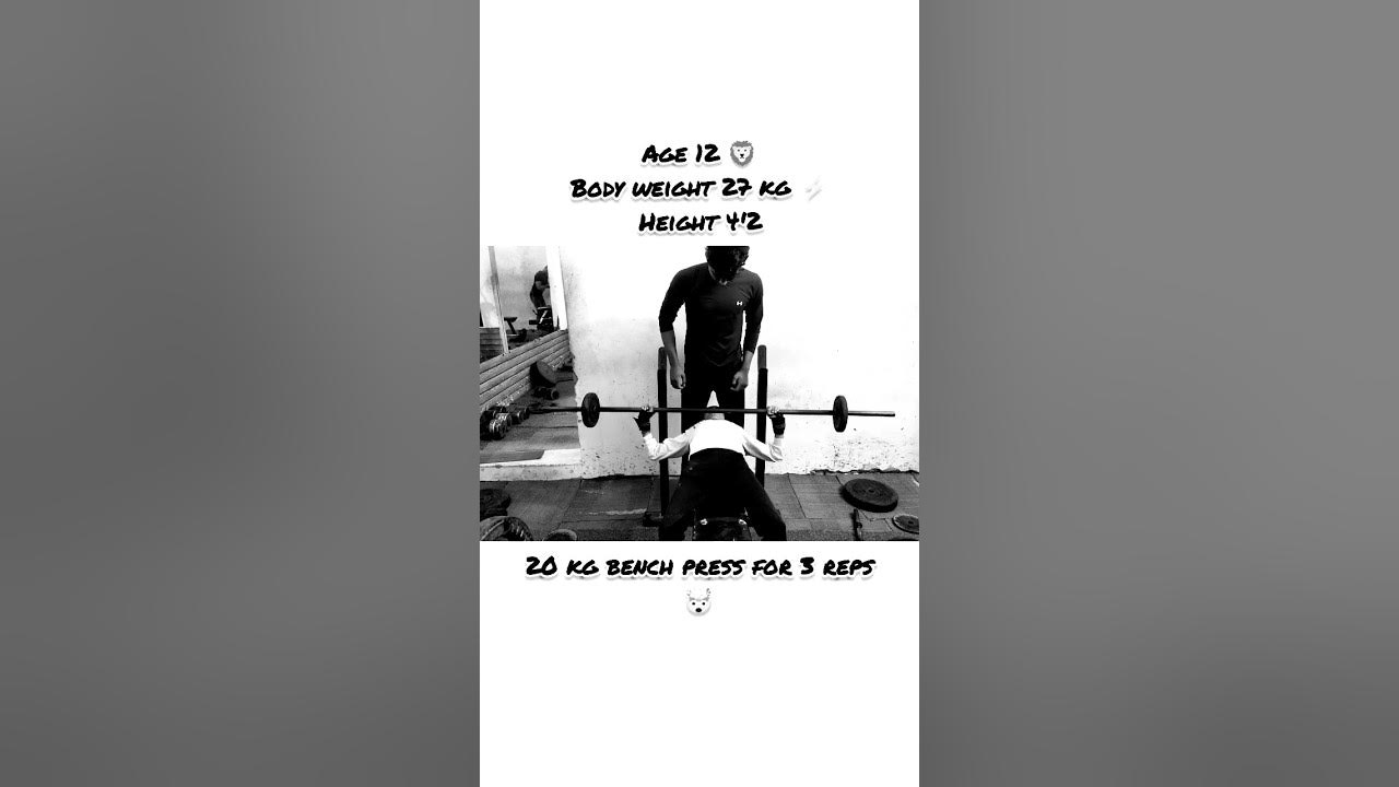20 Kg Bench Press For 3 Reps At Age 12 viral strength benchpress 20-kg-bench-press-for-3-reps-at-age-12-viral-strength-benchpress