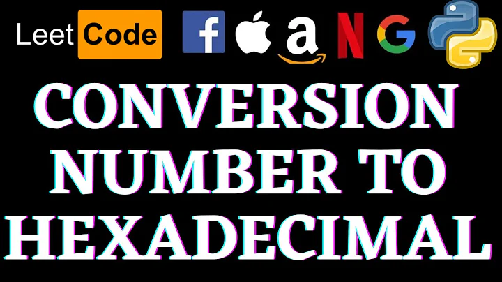 Convert A Number To Hexadecimal | Leetcode Python Solution | Python