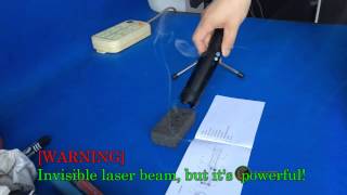 980nm 2W Powerful Ir lazer pointer invisible laser beam -- LuckLaser