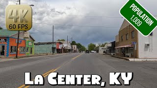 Driving Around Small Town La Center, KY in 4k Video