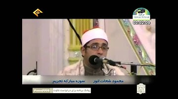 الشيخ محمود الشحات أنور سورة التحريم الآية 8