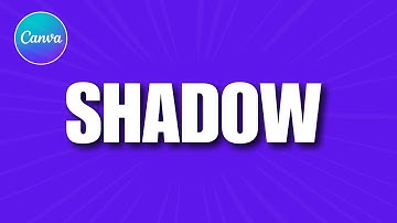 How to create Drop shadow effect in Canva l easy canva