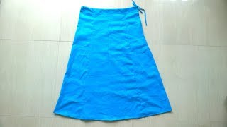 Under skirt cutting and stitching easy method   full video