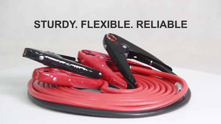 TOPDC 100% Copper Battery Jumper Cables 4 Gauge 20 Feet 300AMP Heavy Duty Booster Cables