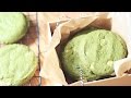 White chocolate greentea cookie / 화이트 초콜릿 녹차 쿠키