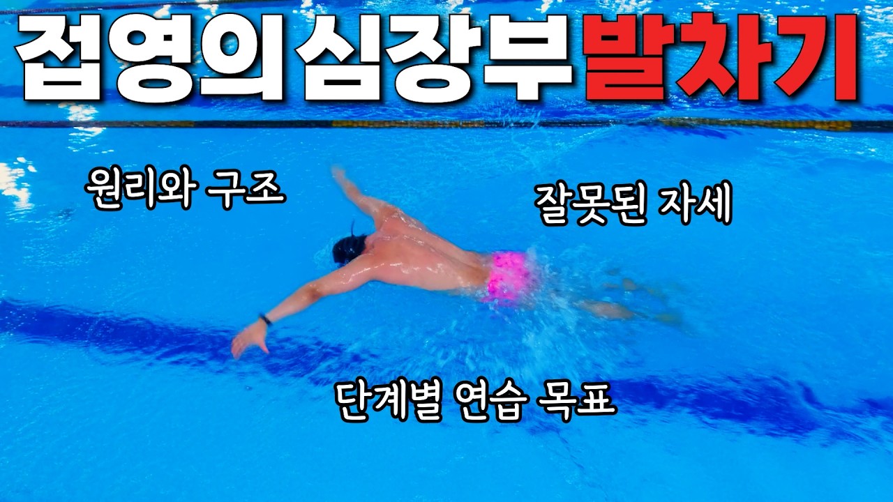 11. 잘못된 접영이 나오는 이유는 발차기입니다