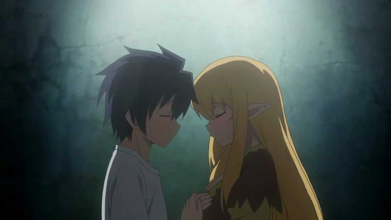 Zero No Tsukaima F Saito Kiss Tiffa Youtube