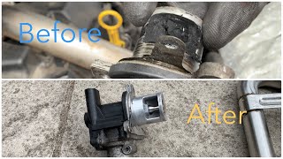 How to clean Nissan Qashqai 1.5 dci EGR valve .