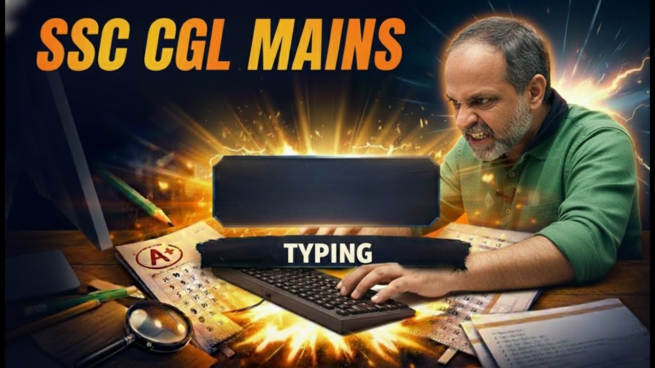 Typing Practice for Mains | Speed + Accuracy Boost | SSC/Bank/State Mains 2026