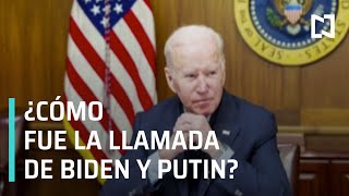 ¿Cómo fue la llamada de Joe Biden y Vladimir Putin? - Las Noticias