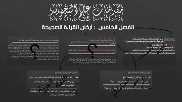 #06 الباب الأول | مقدمات علم التجويد | الفصل الخامس | أركان القراءة الصحيحة
