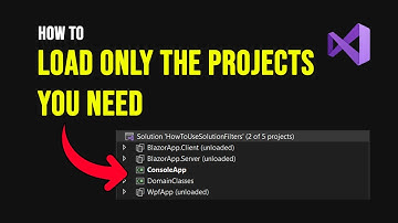 Visual Studio Tip #25 - How to use Solution Filters