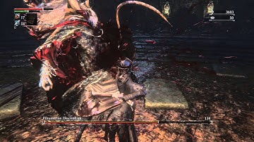Bloodborne Pthumerian Descendant Boss Fight (Central Pthumerian Labyrinth Layer 3)