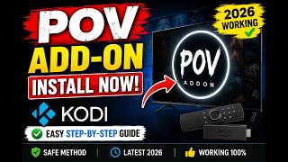 How to Install( POV Add on) on Kodi in 2026