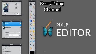 How to change transparent background for photo online fast Pixlr editor.