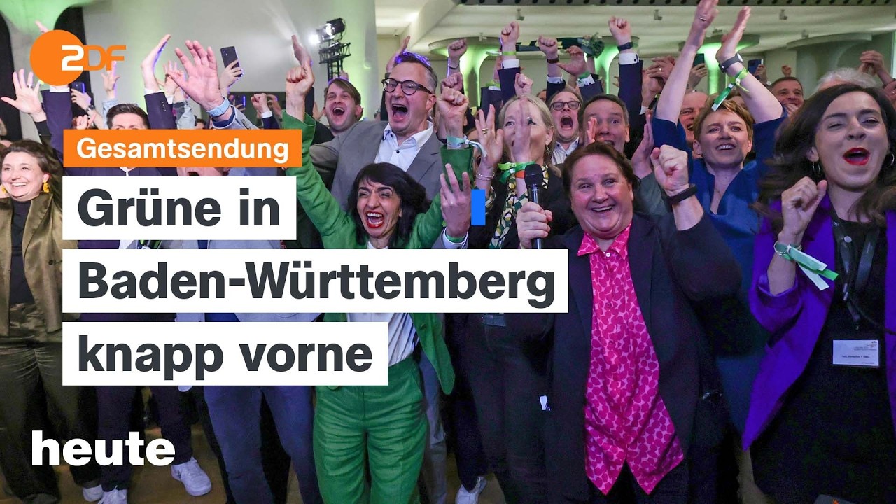 heute 19:00 Uhr vom 08.03.2026 Landtagswahl Baden-Württemberg, Neues geistliches Oberhaupt in Iran