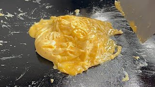 Fluffy Scrambled Eggs on the Griddle by The Cajun Ninja 5,446 views 1 year ago 2 minutes, 58 seconds