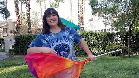 Colorguard Basics: Singles on Flag! (+ Exercise)