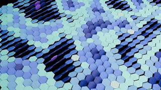 Simple hexagonal grid animation with animation nodes #blender #b3d #animationnodes