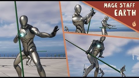 Mage Staff: Earth (Motion Capture Animations for Unreal Engine)