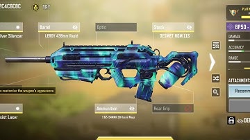 The Best *BP50* Gunsmith COD MOBILE |
